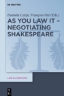 As You Law It - Negotiating Shakespeare - eBook