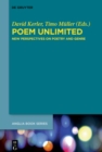 Poem Unlimited : New Perspectives on Poetry and Genre - eBook