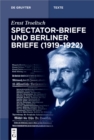 Spectator-Briefe und Berliner Briefe (1919-1922) - eBook