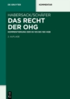 Das Recht der OHG : Kommentierung der  105 bis 160 HGB - eBook
