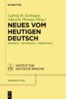 Neues vom heutigen Deutsch : Empirisch - methodisch - theoretisch - eBook