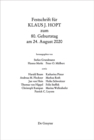 Festschrift fur Klaus J. Hopt zum 80. Geburtstag am 24. August 2020 - eBook