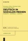 Deutsch in Sozialen Medien : Interaktiv - multimodal - vielfaltig - eBook