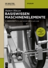 Basiswissen Maschinenelemente - eBook