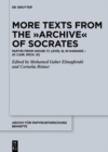 More Texts from the Archive of Socrates : Papyri from House 17, Level B, and Other Locations in Karanis (P. Cair. Mich. III) - eBook