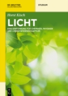 Licht : Eine Einfuhrung fur Chemiker, Physiker und Lebenswissenschaftler - eBook