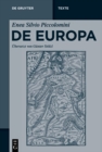 Enea Silvio Piccolomini: De Europa - eBook