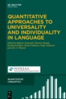 Quantitative Approaches to Universality and Individuality in Language - eBook