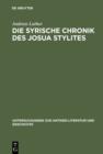 Die syrische Chronik des Josua Stylites - eBook