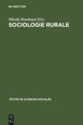 Sociologie rurale : Recueil de textes - eBook