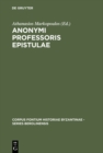 Anonymi Professoris Epistulae - eBook