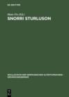 Snorri Sturluson : Beitrage zu Werk und Rezeption - eBook