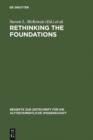 Rethinking the Foundations : Historiography in the Ancient World and in the Bible. Essays in Honour of John Van Seters - eBook