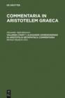 Alexandri Aphrodisiensis in Aristotelis metaphysica commentaria - eBook