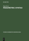 Parametric Syntax : Case Studies in Semitic and Romance Languages - eBook