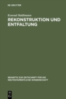 Rekonstruktion und Entfaltung : Exegetische Untersuchungen zu Joh 15 und 16 - eBook