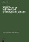 A Grammar of Subordinate Structures in English - eBook