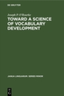 Toward a Science of Vocabulary Development - eBook