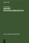 Soviet Psycholinguistics - eBook