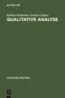 Qualitative Analyse - eBook