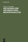 Methoden der Informationsbedarfsanalyse - eBook