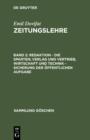 Redaktion - Die Sparten; Verlag und Vertrieb, Wirtschaft und Technik - Sicherung der offentlichen Aufgabe - eBook