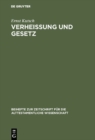 Verheiung und Gesetz : Untersuchungen zum sogenannten »Bund« im Alten Testament - eBook