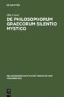 De philosophorum Graecorum silentio mystico - eBook