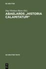 Abaelards „Historia calamitatum" : Text - Ubersetzung - literaturwissenschaftliche Modellanalysen - eBook