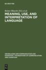 Meaning, Use, and Interpretation of Language - eBook