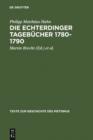 Die Echterdinger Tagebucher 1780-1790 - eBook