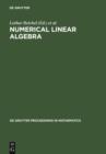 Numerical Linear Algebra : Proceedings of the Conference in Numerical Linear Algebra and Scientific Computation, Kent (Ohio), USA March 13-14, 1992 - eBook