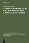 Status and Function of Languages and Language Varieties - eBook