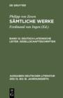Deutsch-lateinische Leiter. Gesellschaftsschriften - eBook