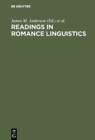 Readings in Romance Linguistics - eBook