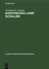 Dostoevskij and Schiller - eBook