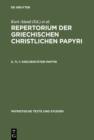 Kirchenvater-Papyri : Teil 1: Beschreibungen <RGCP II/1> - eBook
