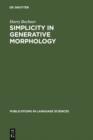 Simplicity in Generative Morphology - eBook