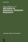 Methods in Empirical Prosody Research - eBook