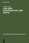 Vor dem Richterstuhl der Kritik : Die Musik in Friedrich Nicolais »Allgemeiner Deutscher Bibliothek« - eBook