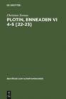 Plotin, Enneaden VI 4-5 [22-23] : Ein Kommentar - eBook