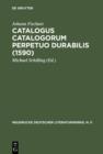 Catalogus Catalogorum perpetuo durabilis (1590) - eBook