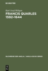 Francis Quarles 1592-1644 : Meditativer Dichter, Emblematiker, Royalist. Eine biographische und kritische Studie - eBook