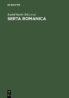 Serta Romanica : Festschrift fur Gerhard Rohlfs zum 75. Geburtstag - eBook