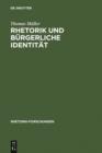 Rhetorik und burgerliche Identitat : Studien zur Rolle der Psychologie in der Fruhaufklarung - eBook