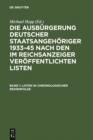 Listen in chronologischer Reihenfolge - eBook