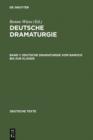 Deutsche Dramaturgie vom Barock bis zur Klassik - eBook