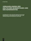 Sachregister zu den Verhandlungen des Deutschen Bundestages 13. Wahlperiode (1995-1998) und zu den Verhandlungen des Bundesrates (1995-1998) - eBook