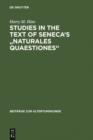 Studies in the Text of Seneca's "Naturales Quaestiones" - eBook