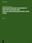 Biographisches Handbuch der Mitglieder des Deutschen Bundestages 1949-2002 - eBook